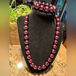 Honora cultures pearls in plum